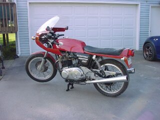 Headlight mount for dunstall fairing