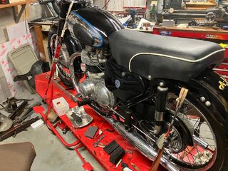 Back on the AJS for startup: