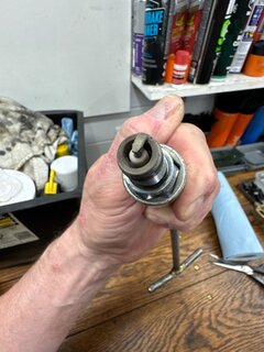 Could someone post a photo of a spark plug with color for ideal mixture strength