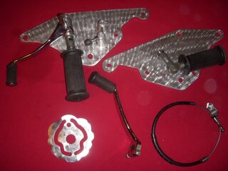 NORTON PRODUCTION RACER REAR SET KIT