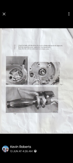 LP Williams hydraulic clutch on triple