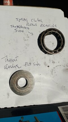 Mk3 sprag layout orientation