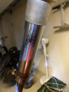 Fork stanchions worn/replace