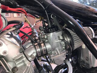 Temperature difference left to right cylinder