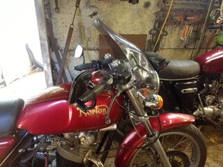 Small fairing for touring