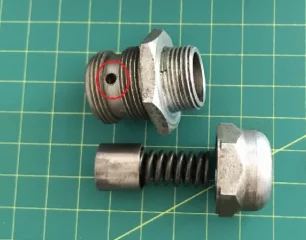 oil pressure release valve