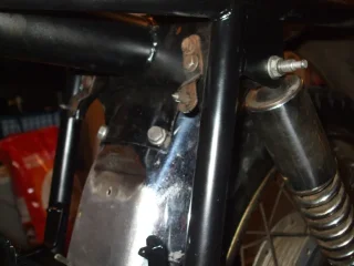 1970 Rear Mudguard Bracket Spacers