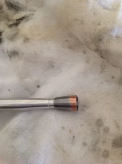 Pushrods copper plated
