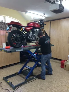 Proper British Bike in My Garage ... FINALLY!