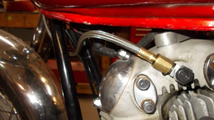 Old Britts Oil Pressure Gauge Old Britts Oil Pressure Gauge