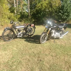 1920 and 2015 Nortons at the NTNOA Rallye