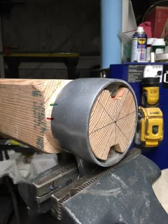 Fork top "nut" engagement