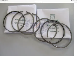 Piston rings clearance