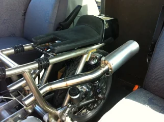 Fabien's bike: A Matchless 500 in a Rickman frame