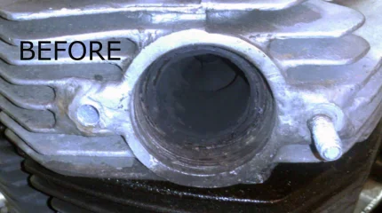 Exhaust threads repair from Seager Eng.