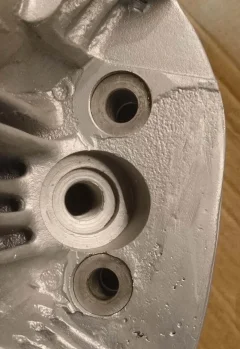 Exhaust threads repair from Seager Eng.