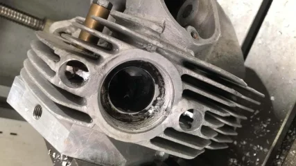 Exhaust threads repair from Seager Eng.