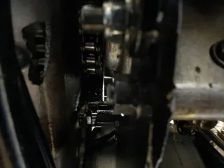 Holy crap a hole in my inner primary cover!