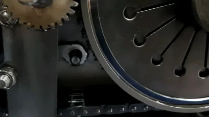 Holy crap a hole in my inner primary cover!