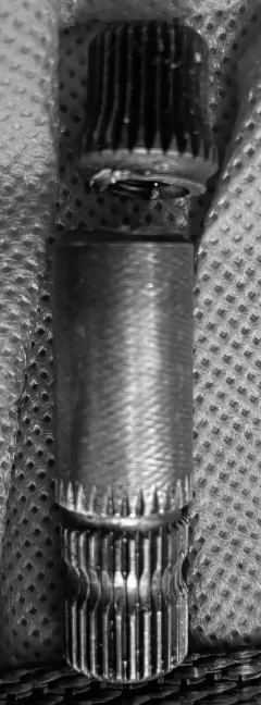 Derbi tapered shaft problem