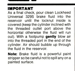 New Rear Master Cylinder not performing well