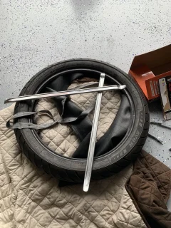 ‘74 commando rear wheel lacing.