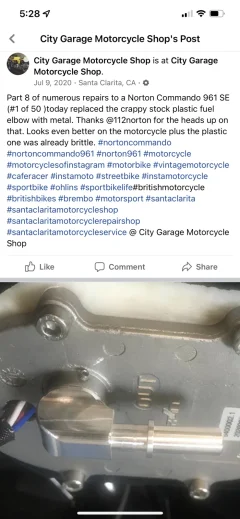 Leaking Fuel Tank Dominator