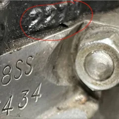 Are these mormal stamp markings on this 62 88ss ?