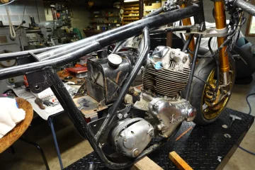 My first hot rod Norton