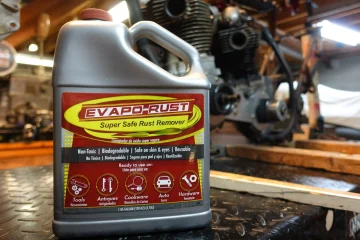 Rusty bike fuel tanks