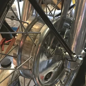 P11 front wheel brake side