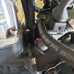 With throttle body fitted