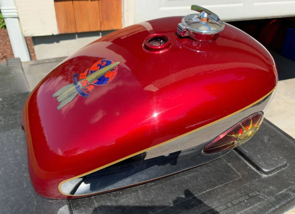 1961 BSA SR Rebuild - June 2021 - Tank
