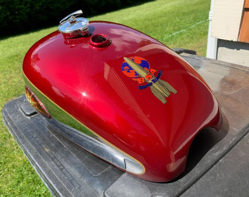 1961 BSA SR Rebuild - June 2021 - Tank