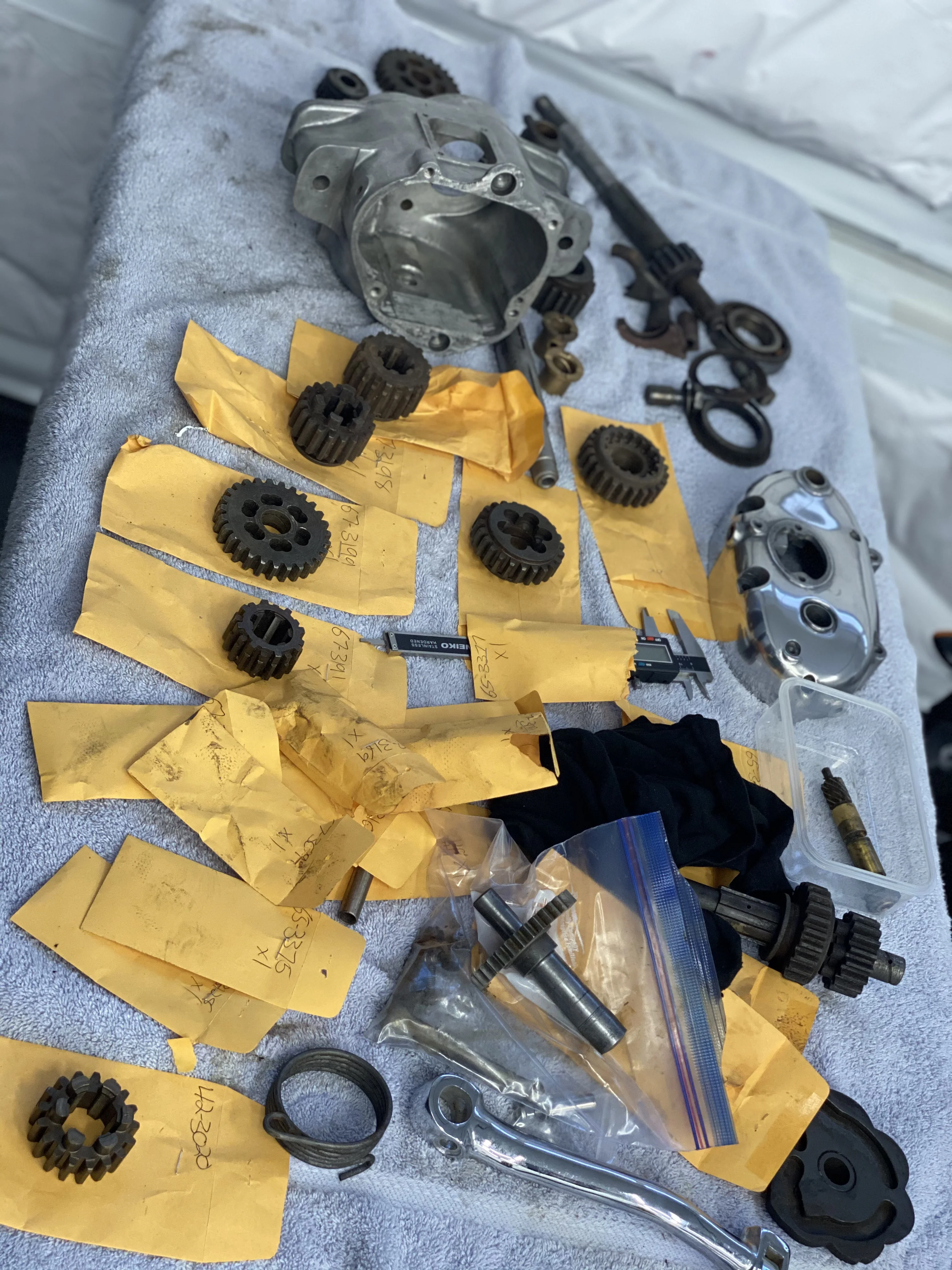 BSA a10 gearbox parts