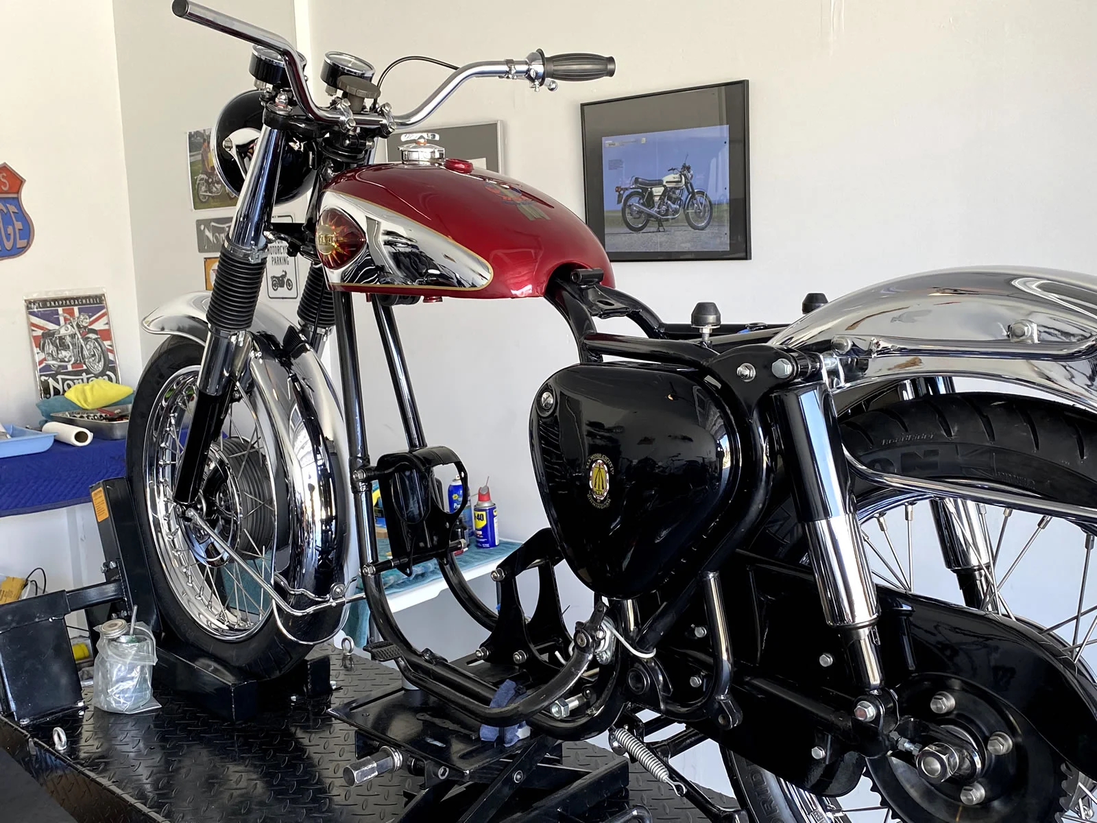 BSA Super Rocket Restoration - August 2021