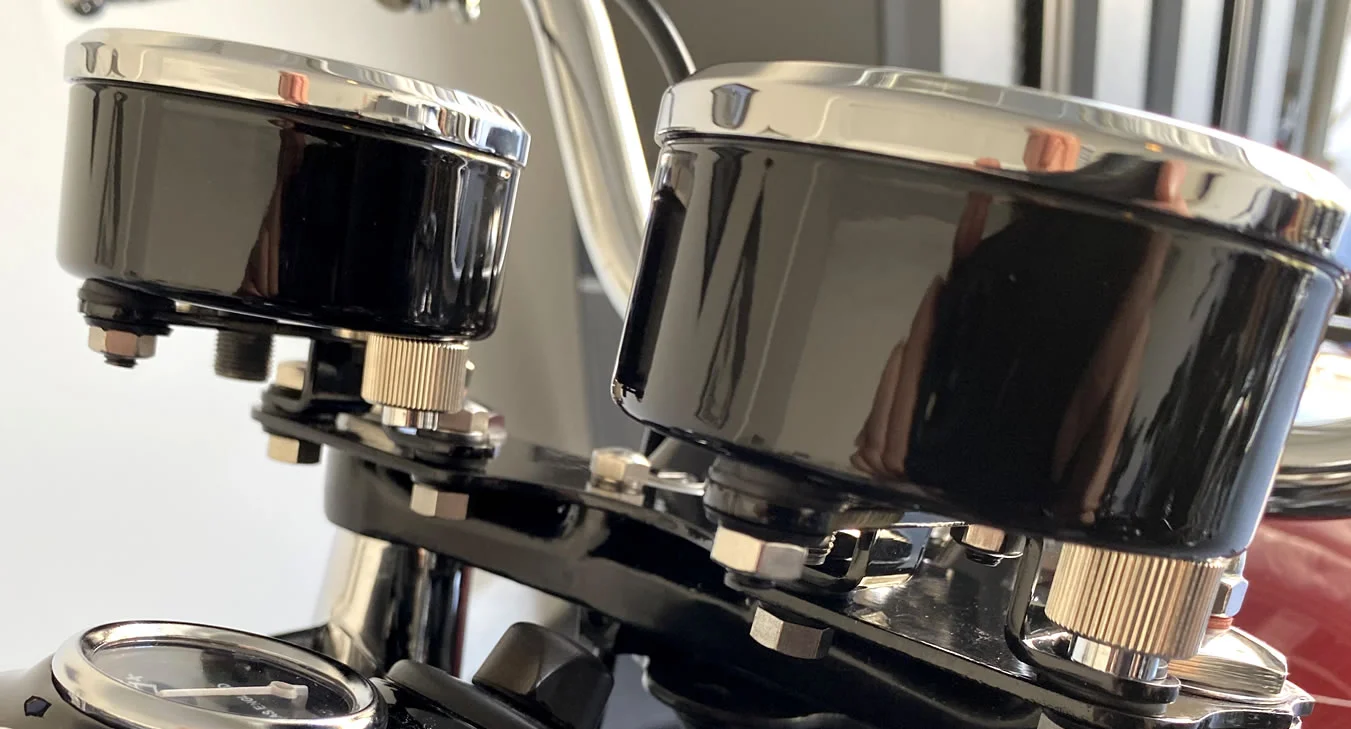 BSA Super Rocket Restoration Instrument Mounts - August 2021