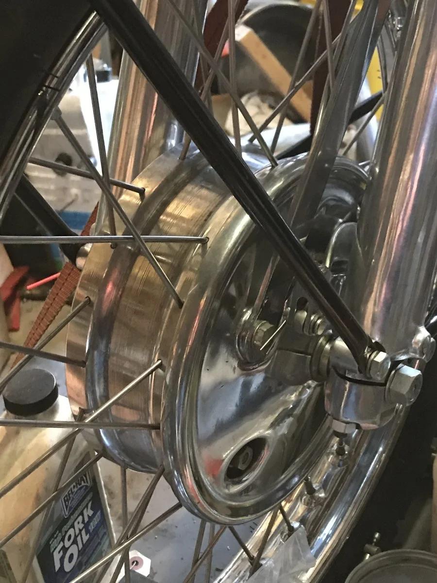 P11 front wheel brake side