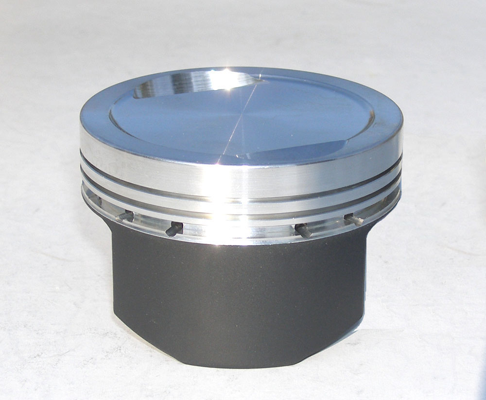 New Wiseco pistons with low expansion alloy